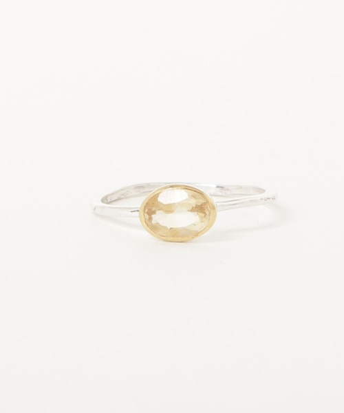 COMMON WARE(コモンウェアー)の「HO:NATURAL STONE RING ナチュラルストーンリング(リング・レディース・ライトイエロー/ライトパープル/クリア/ライトブルー・13/9/11)」の10枚目の写真