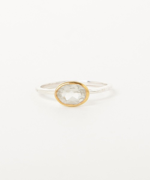 COMMON WARE(コモンウェアー)の「HO:NATURAL STONE RING ナチュラルストーンリング(リング・レディース・ライトイエロー/ライトパープル/クリア/ライトブルー・13/9/11)」の9枚目の写真