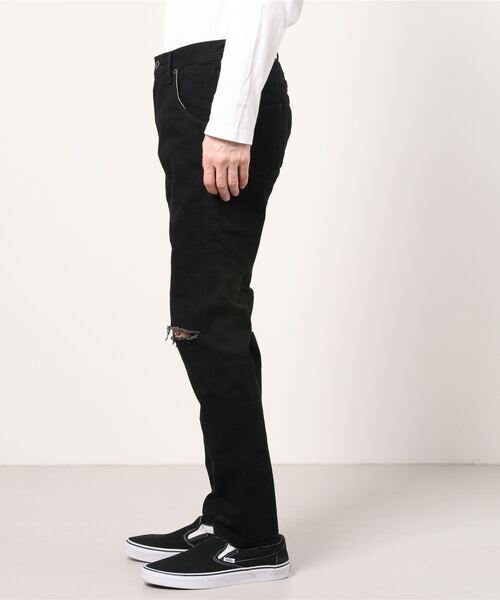 直営店限定品 wjk 21SS Ripped Wash Slim Jeans wjk（ダヴルジェイケイ）の「Ripped Wash Slim Jeans（デニム