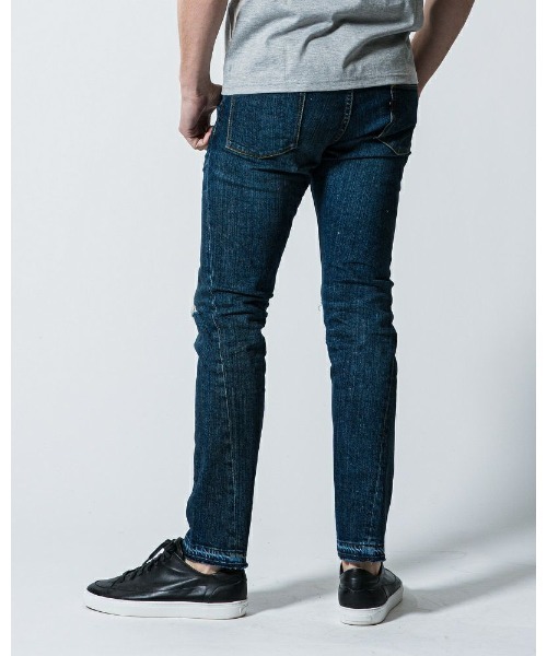 直営店限定品 wjk 21SS Ripped Wash Slim Jeans wjk（ダヴルジェイケイ）の「Ripped Wash Slim Jeans（デニム