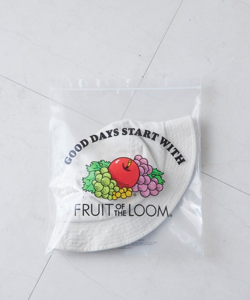 LIPSTAR(リップスター)の「≪FRUIT OF THE LOOM/フルーツ オブ ザ ルーム≫ピグメントバケットハット(ハット・レディース・ブラック/ベージュ/オフホワイト・FREE)」の6枚目の写真