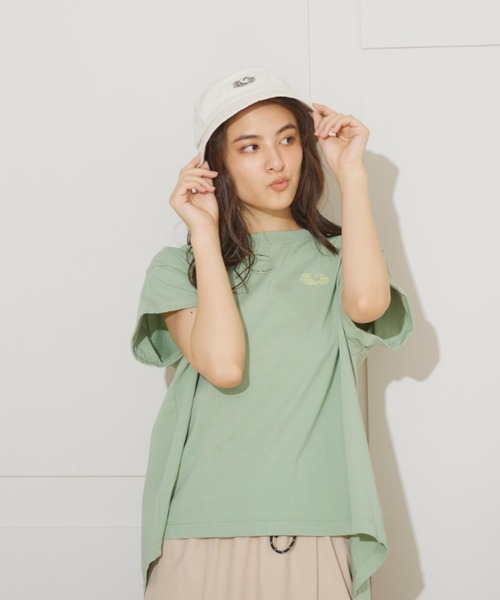 LIPSTAR(リップスター)の「≪FRUIT OF THE LOOM/フルーツ オブ ザ ルーム≫ピグメントバケットハット(ハット・レディース・ブラック/ベージュ/オフホワイト・FREE)」の10枚目の写真