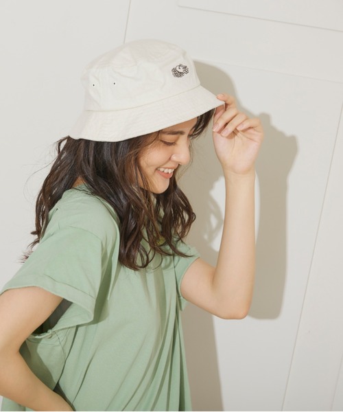 LIPSTAR(リップスター)の「≪FRUIT OF THE LOOM/フルーツ オブ ザ ルーム≫ピグメントバケットハット(ハット・レディース・ブラック/ベージュ/オフホワイト・FREE)」の14枚目の写真