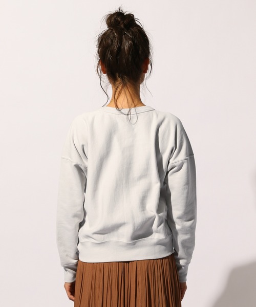 Champion（チャンピオン）の「【Champion(チャンピオン）】クルーネックプルオーバー（Tシャツ/カットソー・レディース・ホワイト/ライトグレー/ブラック・MEDIUM）」の10枚目の写真