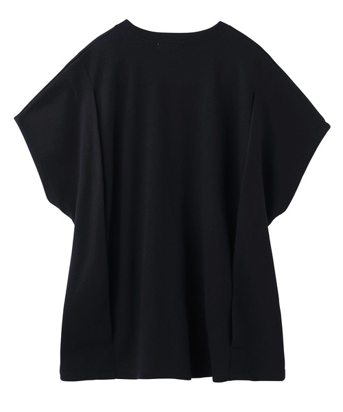 MILKFED.（ミルクフェド）の「BIG TOP W/TUCK（Tシャツ/カットソー・レディース・ホワイト/ライトブルー/ブラック・ONE SIZE）」の6枚目の写真