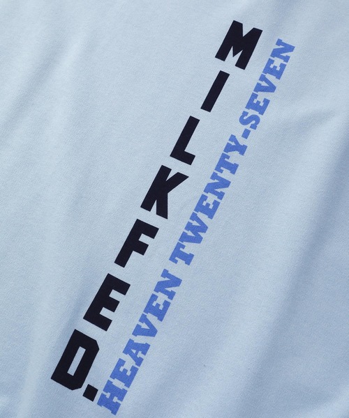 MILKFED.（ミルクフェド）の「BIG TOP W/TUCK（Tシャツ/カットソー・レディース・ホワイト/ライトブルー/ブラック・ONE SIZE）」の5枚目の写真