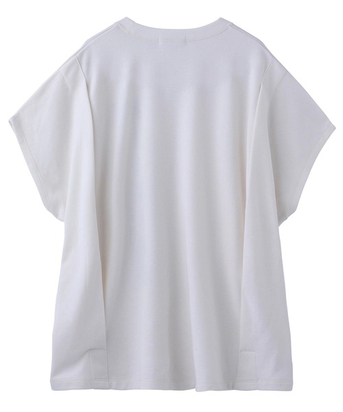MILKFED.（ミルクフェド）の「BIG TOP W/TUCK（Tシャツ/カットソー・レディース・ホワイト/ライトブルー/ブラック・ONE SIZE）」の11枚目の写真