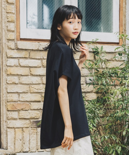 MILKFED.（ミルクフェド）の「BIG TOP W/TUCK（Tシャツ/カットソー・レディース・ホワイト/ライトブルー/ブラック・ONE SIZE）」の22枚目の写真