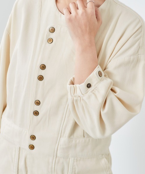 cepo（セポ）の「フライトオールインワン（つなぎ/オールインワン・レディース・ワンウォッシュ/オフホワイト・M）」の11枚目の写真