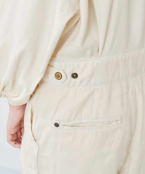 cepo（セポ）の「フライトオールインワン（つなぎ/オールインワン・レディース・ワンウォッシュ/オフホワイト・M）」の12枚目の写真