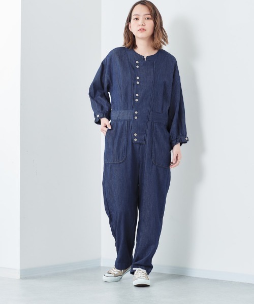 cepo（セポ）の「フライトオールインワン（つなぎ/オールインワン・レディース・ワンウォッシュ/オフホワイト・M）」の13枚目の写真