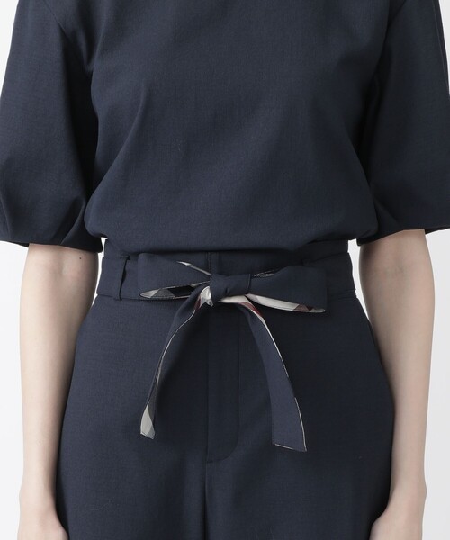 未使用　タグ付き クレストブリッジ　カジュアルパンツ　ダークネイビー　紺 S BLUE LABEL / BLACK LABEL CRESTBRIDGE / ブルーレーベル