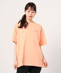 VANS ヴァンズ W Round Logo OTW  S/Stee ショートスリーブ　121R3010200 ORANGE