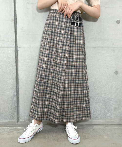 fredy repit(フレディレピ)の「ラップ風パネルスカート(スカート・レディース・ベージュ/ブラック/ブラウン系その他・36/38)」の3枚目の写真