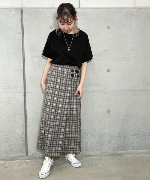 fredy repit(フレディレピ)の「ラップ風パネルスカート(スカート・レディース・ベージュ/ブラック/ブラウン系その他・36/38)」の13枚目の写真