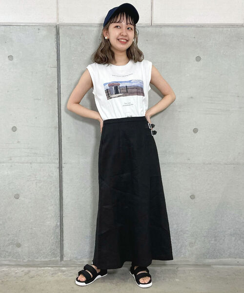 fredy repit(フレディレピ)の「ラップ風パネルスカート(スカート・レディース・ベージュ/ブラック/ブラウン系その他・36/38)」の7枚目の写真