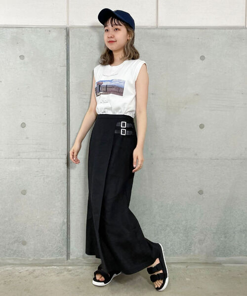 fredy repit(フレディレピ)の「ラップ風パネルスカート(スカート・レディース・ベージュ/ブラック/ブラウン系その他・36/38)」の14枚目の写真