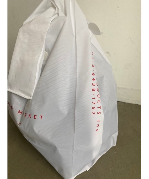 THEATRE PRODUCTS（シアタープロダクツ）の「SEA SIDE MARCHE BAG  - L -（エコバッグ/サブバッグ・レディース・ブルー/ホワイト/ブラック・FREE）」の6枚目の写真