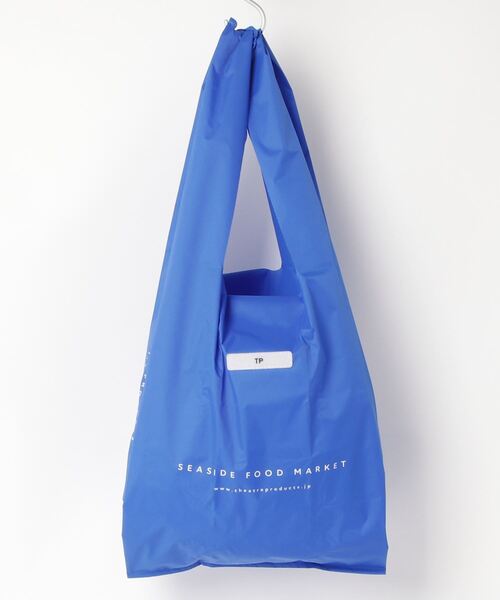 THEATRE PRODUCTS（シアタープロダクツ）の「SEA SIDE MARCHE BAG  - L -（エコバッグ/サブバッグ・レディース・ブルー/ホワイト/ブラック・FREE）」の12枚目の写真