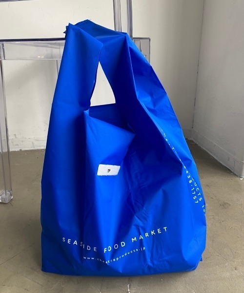 THEATRE PRODUCTS（シアタープロダクツ）の「SEA SIDE MARCHE BAG  - L -（エコバッグ/サブバッグ・レディース・ブルー/ホワイト/ブラック・FREE）」の10枚目の写真