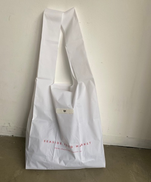 THEATRE PRODUCTS（シアタープロダクツ）の「SEA SIDE MARCHE BAG  - L -（エコバッグ/サブバッグ・レディース・ブルー/ホワイト/ブラック・FREE）」の14枚目の写真