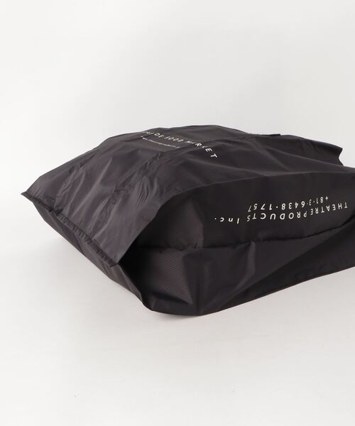 THEATRE PRODUCTS（シアタープロダクツ）の「SEA SIDE MARCHE BAG  - L -（エコバッグ/サブバッグ・レディース・ブルー/ホワイト/ブラック・FREE）」の16枚目の写真