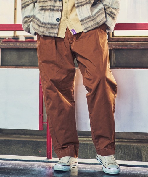 MARBLES（マーブルズ）の「mp9028-TUCK PANTS タックパンツ（その他パンツ・メンズ・ネイビー/ブラック/ブラウン・S/XL/L/M）」の3枚目の写真