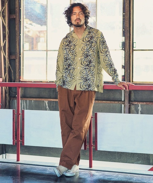 MARBLES（マーブルズ）の「mp9028-TUCK PANTS タックパンツ（その他パンツ・メンズ・ネイビー/ブラック/ブラウン・S/XL/L/M）」の7枚目の写真