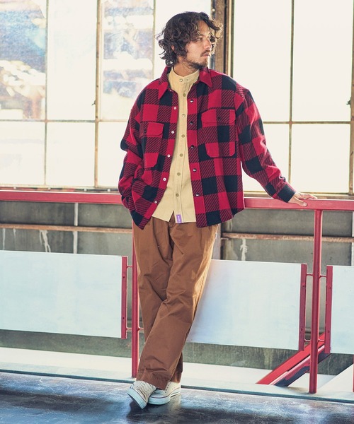 MARBLES（マーブルズ）の「mp9028-TUCK PANTS タックパンツ（その他パンツ・メンズ・ネイビー/ブラック/ブラウン・S/XL/L/M）」の9枚目の写真