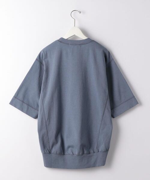 BRACTMENT（ブラクトメント）の「[ ブラクトメント ] BRACTMENT ガーメントダイ ヴィンテージ クルー 半袖 カットソー（Tシャツ/カットソー・メンズ・ダークグレー/ライトブルー・40/38/36）」の4枚目の写真