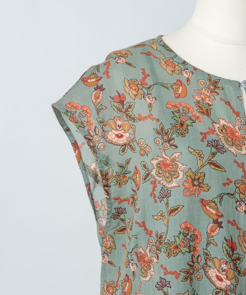 Rewde（ルゥデ）の「【TV着用】インド綿ロングワンピース（1R05-8816701）（ワンピース・レディース・ブラック/パープル/ブラウン/グリーン・M）」の20枚目の写真