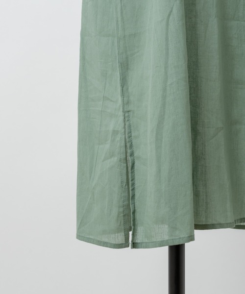 Rewde（ルゥデ）の「【TV着用】インド綿ロングワンピース（1R05-8816701）（ワンピース・レディース・ブラック/パープル/ブラウン/グリーン・M）」の8枚目の写真