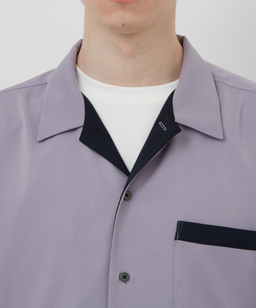 JUNRED（ジュンレッド）の「カラースキームオープンカラーS/Sシャツ（シャツ/ブラウス・メンズ・ベージュ/ラベンダー/イエロー系その他4・S/M/L）」の19枚目の写真