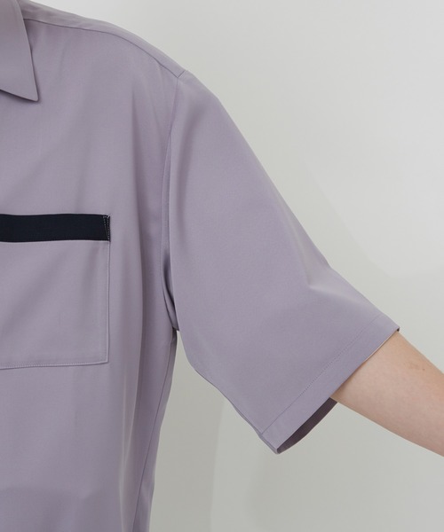 JUNRED（ジュンレッド）の「カラースキームオープンカラーS/Sシャツ（シャツ/ブラウス・メンズ・ベージュ/ラベンダー/イエロー系その他4・S/M/L）」の20枚目の写真