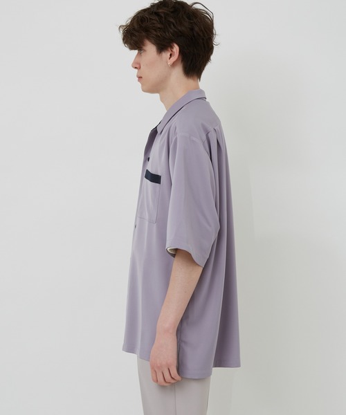 JUNRED（ジュンレッド）の「カラースキームオープンカラーS/Sシャツ（シャツ/ブラウス・メンズ・ベージュ/ラベンダー/イエロー系その他4・S/M/L）」の17枚目の写真