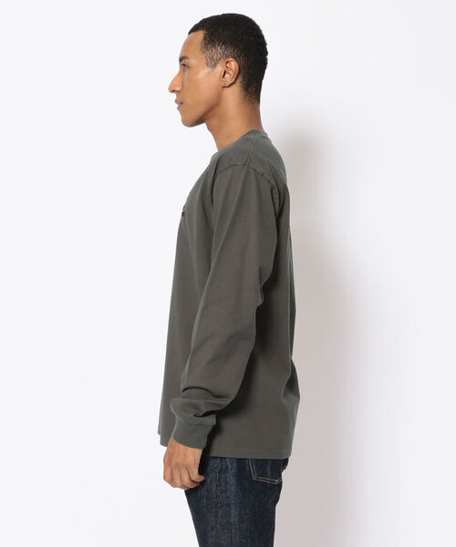 AVIREX（アヴィレックス）の「刺繍 Tシャツ カモフラージュ ロゴ / LS EMBROIDERY T-SHIRT CAMOUFLAGE LOGO / アヴィレックス / AVIREX（Tシャツ/カットソー・メンズ・ブラック/ホワイト/レモンイエロー/チャコール・LARGE/XX-LARGE/MEDIUM/X-LARGE）」の13枚目の写真