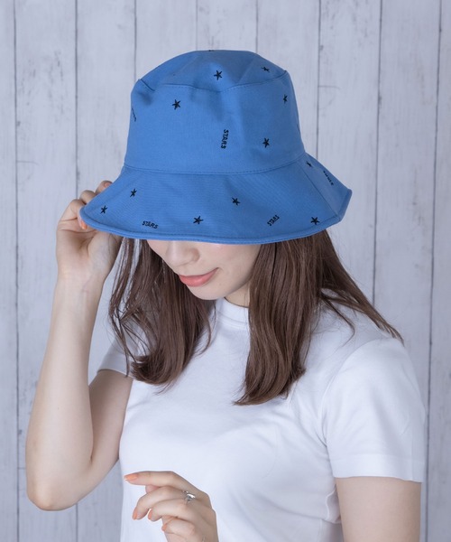 Anuenue(アヌエヌエ)の「ロゴ入りバケットハット(ハット・レディース・A/B/C/D/E/F/G/H/I/J/K/L/M/N/O/P・FREE)」の5枚目の写真