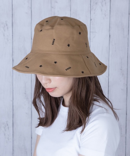 Anuenue(アヌエヌエ)の「ロゴ入りバケットハット(ハット・レディース・A/B/C/D/E/F/G/H/I/J/K/L/M/N/O/P・FREE)」の6枚目の写真