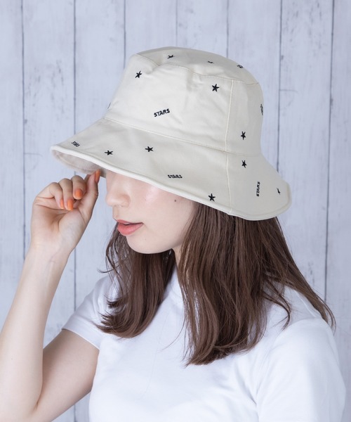 Anuenue(アヌエヌエ)の「ロゴ入りバケットハット(ハット・レディース・A/B/C/D/E/F/G/H/I/J/K/L/M/N/O/P・FREE)」の8枚目の写真