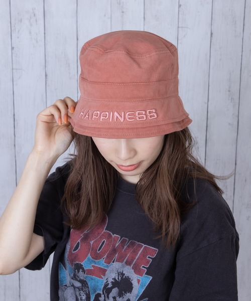 Anuenue(アヌエヌエ)の「ロゴ入りバケットハット(ハット・レディース・A/B/C/D/E/F/G/H/I/J/K/L/M/N/O/P・FREE)」の14枚目の写真