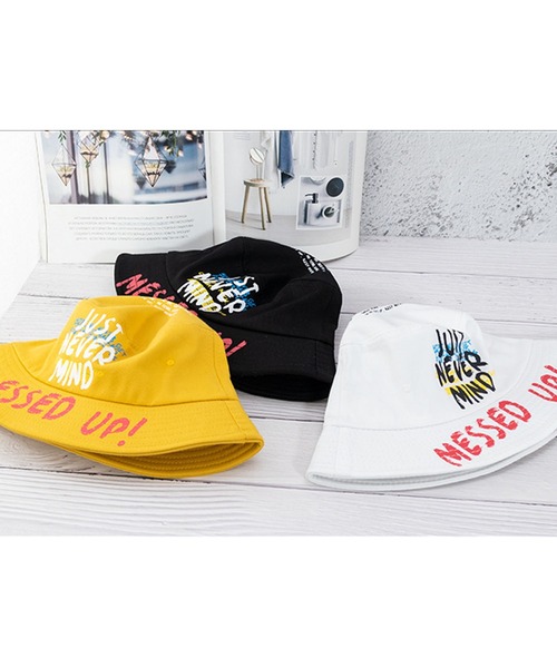 Anuenue(アヌエヌエ)の「ロゴ入りバケットハット(ハット・レディース・A/B/C/D/E/F/G/H/I/J/K/L/M/N/O/P・FREE)」の18枚目の写真