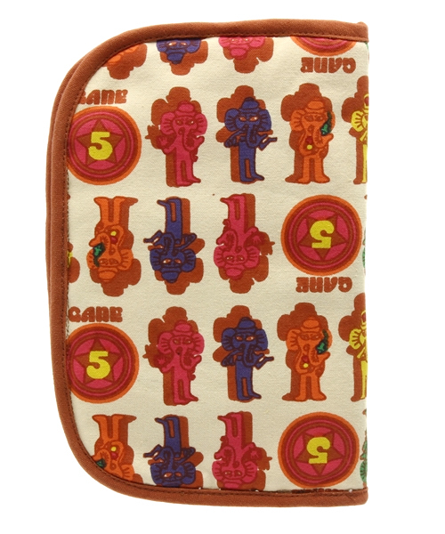 チャイハネ（チャイハネ）の「【チャイハネ】ワールドトリップ マルチケース（パスポートケース・レディース・その他10/ホワイト×ブルー/グリーン系その他/その他20/その他30/その他1/アニマル/ピンク系その他/レッド/カラフル/ベージュ/ブルー・FREE）」の8枚目の写真