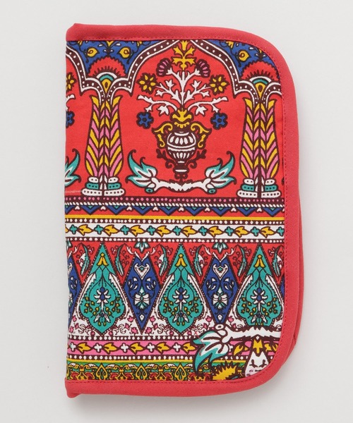 チャイハネ（チャイハネ）の「【チャイハネ】ワールドトリップ マルチケース（パスポートケース・レディース・その他10/ホワイト×ブルー/グリーン系その他/その他20/その他30/その他1/アニマル/ピンク系その他/レッド/カラフル/ベージュ/ブルー・FREE）」の7枚目の写真