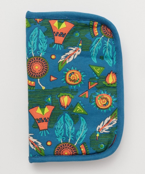 チャイハネ（チャイハネ）の「【チャイハネ】ワールドトリップ マルチケース（パスポートケース・レディース・その他10/ホワイト×ブルー/グリーン系その他/その他20/その他30/その他1/アニマル/ピンク系その他/レッド/カラフル/ベージュ/ブルー・FREE）」の5枚目の写真