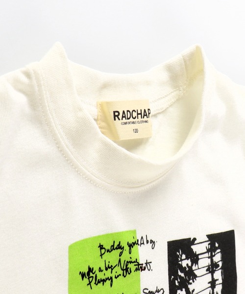 RADCHAP（ラッドチャップ）の「【RADCHAPプチプラ】フォトプリントＴシャツ（Tシャツ/カットソー・キッズ・オフホワイト/ベージュ・100cm/110cm/90cm/120cm/130cm/150cm/140cm）」の3枚目の写真