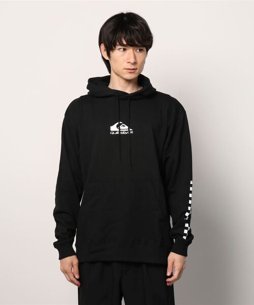 Quiksilver（クイックシルバー）の「クイックシルバー QUIKSILVER CHECKER HOODIE（その他アウター・メンズ・ホワイト/ブラック・L/LL/S/M）」の2枚目の写真