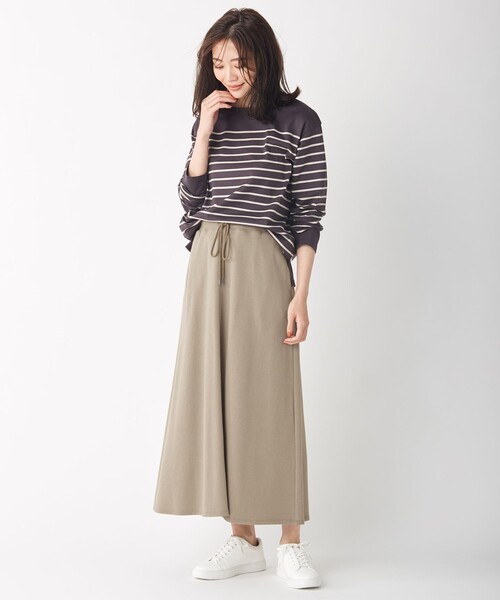 J.PRESS(ジェイプレス)の「バスクボーダー カットソー(Tシャツ/カットソー・レディース・グレー系2/ブルー系2/ベージュ系2・LARGE/MEDIUM)」の16枚目の写真