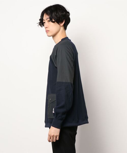 KRIFF MAYER(クリフメイヤー)の「サーマルデザインクルー(Tシャツ/カットソー・メンズ・ブラック/ネイビー/グレー/オフホワイト・SMALL/MEDIUM/LARGE/X-LARGE)」の5枚目の写真