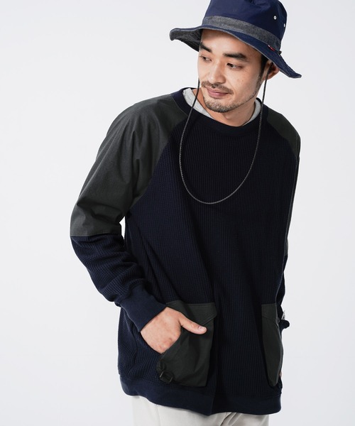 KRIFF MAYER(クリフメイヤー)の「サーマルデザインクルー(Tシャツ/カットソー・メンズ・ブラック/ネイビー/グレー/オフホワイト・SMALL/MEDIUM/LARGE/X-LARGE)」の15枚目の写真