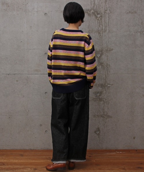 aimer le mieux（エメルミュー）の「aimer ラムナイロン　ブークレー　クルーネックプルオーバー（ニット/セーター・レディース・ピンク系その他/オレンジ系その他・FREE）」の17枚目の写真